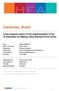 Campinas, Brazil. Local progress report on the implementation of the 10 Essentials for Making Cities Resilient (First Cycle)