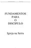 FUNDAMENTOS PARA O DISCIPULO