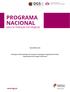 PROGRAMA NACIONAL para as Doenças Oncológicas