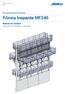 999710041-07/2014 pt-br. Os especialistas em fôrmas. Fôrma trepante MF240. Manual do usuário Instruções de montagem e utilização 9710-313-01