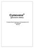 Cymevene (ganciclovir sódico) Produtos Roche Químicos e Farmacêuticos S.A. Pó liofilizado 500 mg