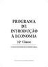 PROGRAMA DE INTRODUÇÃO À ECONOMIA