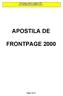 APOSTILA DE FRONTPAGE 2000