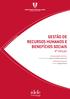 GESTÃO DE RECURSOS HUMANOS E BENEFÍCIOS SOCIAIS