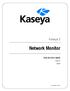 Kaseya 2. Guía de inicio rápido. Versión 7.0. Español