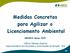 Medidas Concretas para Agilizar o Licenciamento Ambiental ABRAPCH Março 2015