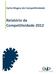 Carta Magna da Competitividade. Relatório da Competitividade 2012