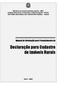 Declaração para Cadastro de Imóveis Rurais. Manual de Orientação para Preenchimento da