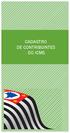 CADASTRO DE CONTRIBUINTES DO ICMS
