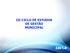 III CICLO DE ESTUDOS DE GESTÃO MUNICIPAL