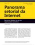 Panorama setorial da Internet