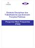 Estatuto Disciplinar dos Trabalhadores que Exercem Funções Públicas. Perguntas Mais Frequentes (FAQ)