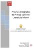 Projetos Integrados da Prática Docente: Literatura Infantil