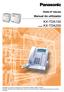 KX-TDA100. Manual do utilizador. PABX-IP Híbrido. Modelo KX-TDA200