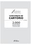 Concursos de. cartório. 2 a edição 2.000. questões 18 disciplinas