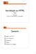 Introdução ao HTML. Sumário
