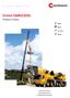 Grove GMK6300L. Product Guide. 300 t. 80 m. 12-37 m. 120 m. All-Terrain Crane Grúa todo terreno Guindaste todo terreno