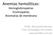 Anemias hemolíticas: Hemoglobinopatias Enzimopatias Anomalias de membrana. Profa. Alessandra Barone Prof. Archangelo Fernandes www.profbio.com.