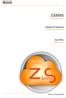 ZSBMS. Manual de Iniciação. BackOffice. Manual de Iniciação ZSBMS