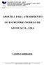 APOSTILA PARA ATENDIMENTO NO ESCRITÓRIO MODELO DE ADVOCACIA - EMA