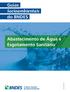 Guias Socioambientais do BNDES. Setembro/ 2014. Abastecimento de Água e Esgotamento Sanitário