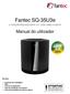Fantec SQ-35U3e. Manual do utilizador. Inclui. 4 DISCOS RÍGIDOS SATA 3.5 COM USB3.0/eSATA