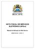 NOTA FISCAL DE SERVIÇOS ELETRÔNICA (NFS-e)