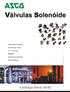 Válvulas Solenóide. Catálogo Geral 30-B2. Automação Industrial. Controle de Fluído. 2, 3, 4 e 5 vias NAMUR. Segurança Intrínseca.