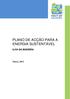 PLANO DE ACÇÃO PARA A ENERGIA SUSTENTÁVEL ILHA DA MADEIRA