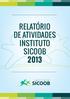RELATÓRIO DE ATIVIDADES INSTITUTO SICOOB 2013
