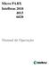 Micro PABX Intelbras 2010 4015 6020. Manual de Operação