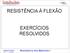 RESISTÊNCIA À FLEXÃO EXERCÍCIOS RESOLVIDOS