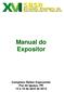 Manual do Expositor Complexo Rafain Expocenter Foz do Iguaçu, PR 13 a 18 de abril de 2013