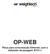 Conversor WT-420 Manual Técnico OP-WEB. Placa para comunicação Ethernet, com o indicador de pesagem WT21-I. Wt420_mt_v20150729 Página 1