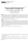 Recebido em 27 setembro, 2005 / Aceito em 22 maio, 2007 Received on September 27, 2005 / Accepted on May 22, 2007