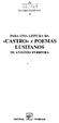 SILVÉRIO BENEDITO PARA UMA LEITURA DA «CASTRO» E POEMAS LUSITANOS DE ANTÓNIO FERREIRA