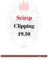 Sciesp. Clipping 19.10. A s s e s s o r i a d e I m p r e n s a i m p r e n s a @ s c i e s p. c o m. b r ( 1 1 ) 3 8 8 9-5 8 9 9 Página 1