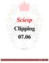 Sciesp. Clipping 07.06. A s s e s s o r i a d e I m p r e n s a i m p r e n s a @ s c i e s p. c o m. b r ( 1 1 ) 3 8 8 9-5 8 9 9 Página 1