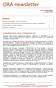 ORA newsletter. Nº 62 MARÇO/2012 (circulação limitada) Assuntos LEGISLAÇÃO FISCAL/LEGAL FEVEREIRO DE 2012