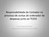 Responsabilidade do Contador no processo de contas do ordenador de despesas junto ao TCEES