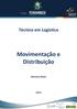 Técnico em Logística. Movimentação e Distribuição. Mariana Melo