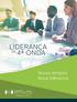 LIDERANÇA 4ª ONDA. Novos tempos. Nova liderança.