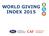 WORLD GIVING INDEX 2015