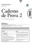 Caderno de Prova 2 PR04. Artes Música. ( ) prova de questões Objetivas. Professor de