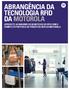 ABRANGÊNCIA DA TECNOLOGiA RFID APROVEITE AO MÁXIMO OS BENEFÍCIOS DO RFID COM O COMPLETO PORTFÓLIO DE PRODUTOS RFID DA MOTOROLA