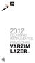 RELATÓRIO INSTRUMENTOS PREVISIONAIS VARZIM