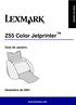 Guia do usuário. Z55 Color Jetprinter. Guia do usuário. Dezembro de 2001. www.lexmark.com