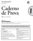 Caderno de Prova PR08. Educação Especial. prova dissertativa. Professor de. Prefeitura Municipal de Florianópolis Secretaria Municipal de Educação