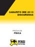 GABARITO IME 2013 DISCURSIVAS