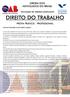 ORDEM DOS ADVOGADOS DO BRASIL XIII EXAME DE ORDEM UNIFICADO DIREITO DO TRABALHO PROVA PRÁTICO - PROFISSIONAL